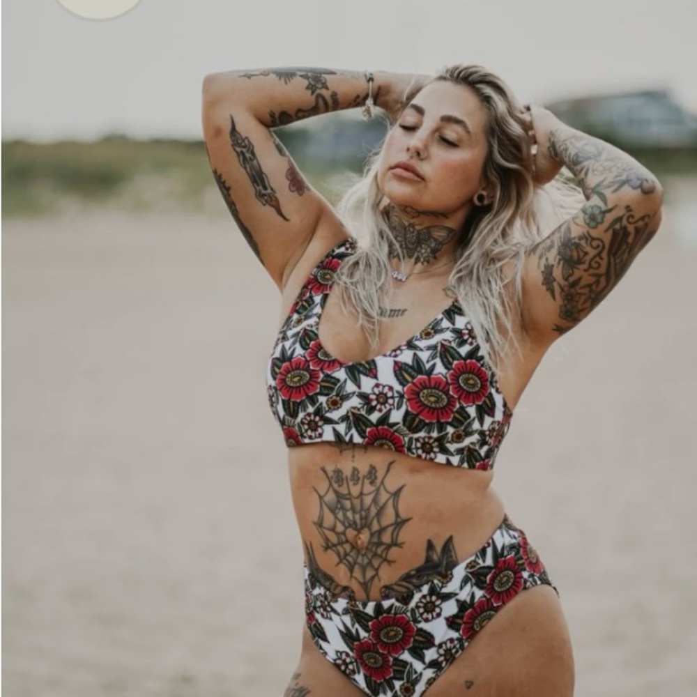 Skeleton Goods High Waisted Bikini Bottom